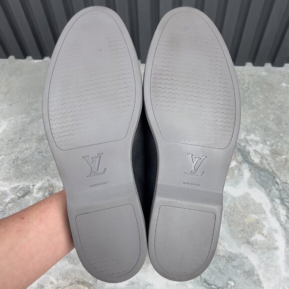 Louis Vuitton Estate Loafer Black Grain Leather 9 LV or 10 US or 43 EUR - Picture 9 of 12